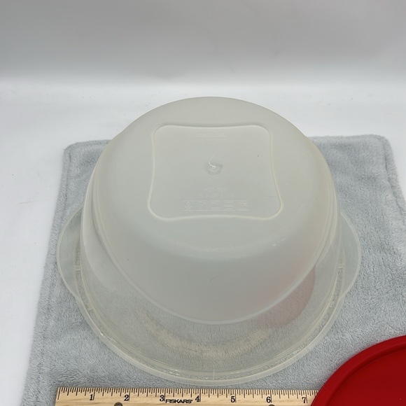 STARPLAST Made In Israel-1-37-305 Capacity 13cups Bowl with Red Push-on Lid - Picture 4 of 8